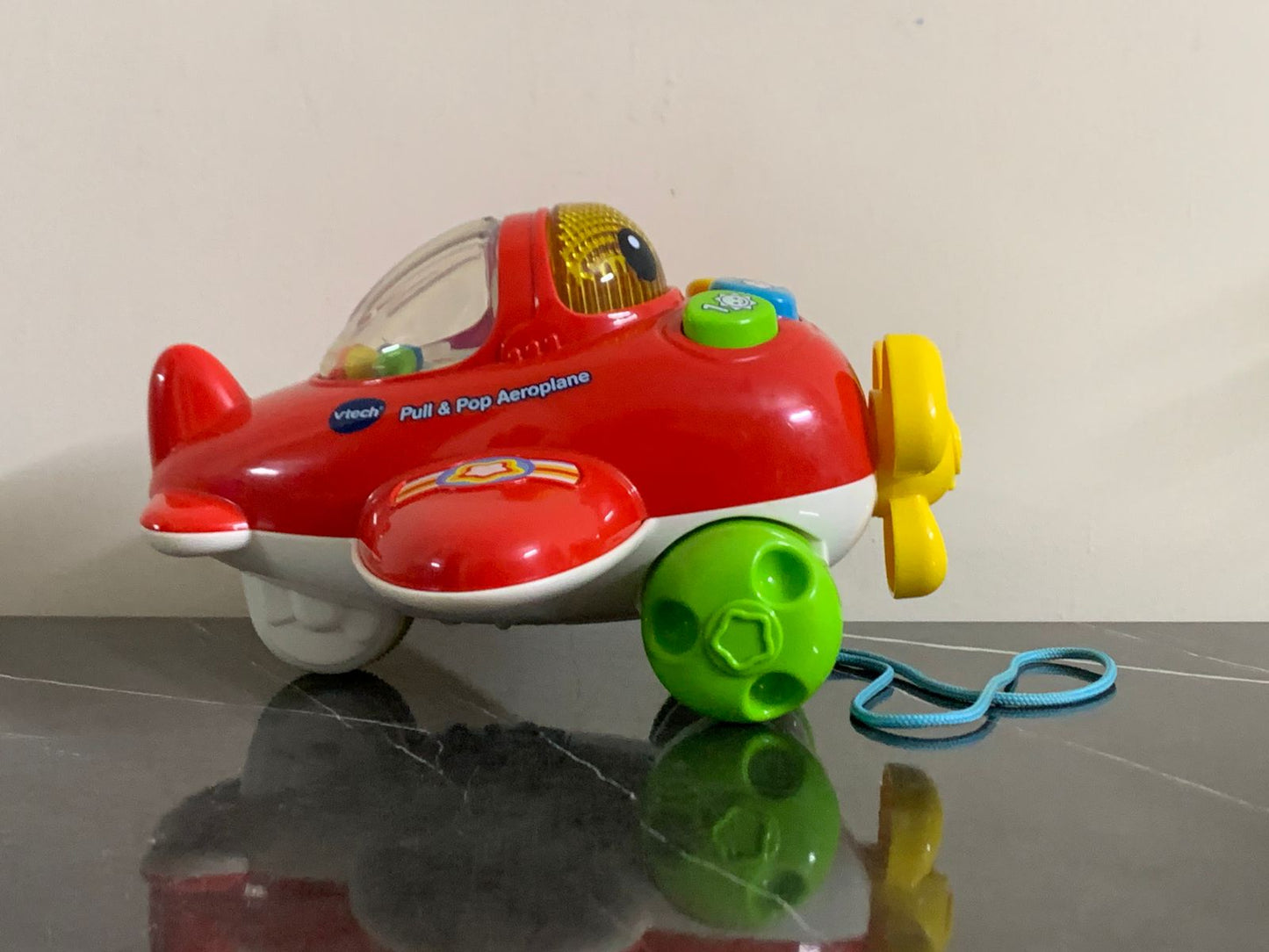 VTech Pull & Pop Airplane. SKU:BXL-048