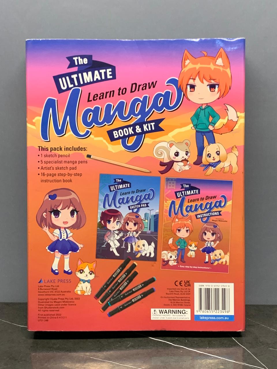 "The Ultimate Learn to Draw Manga Book & Kit". (New). SKU:BXL-041