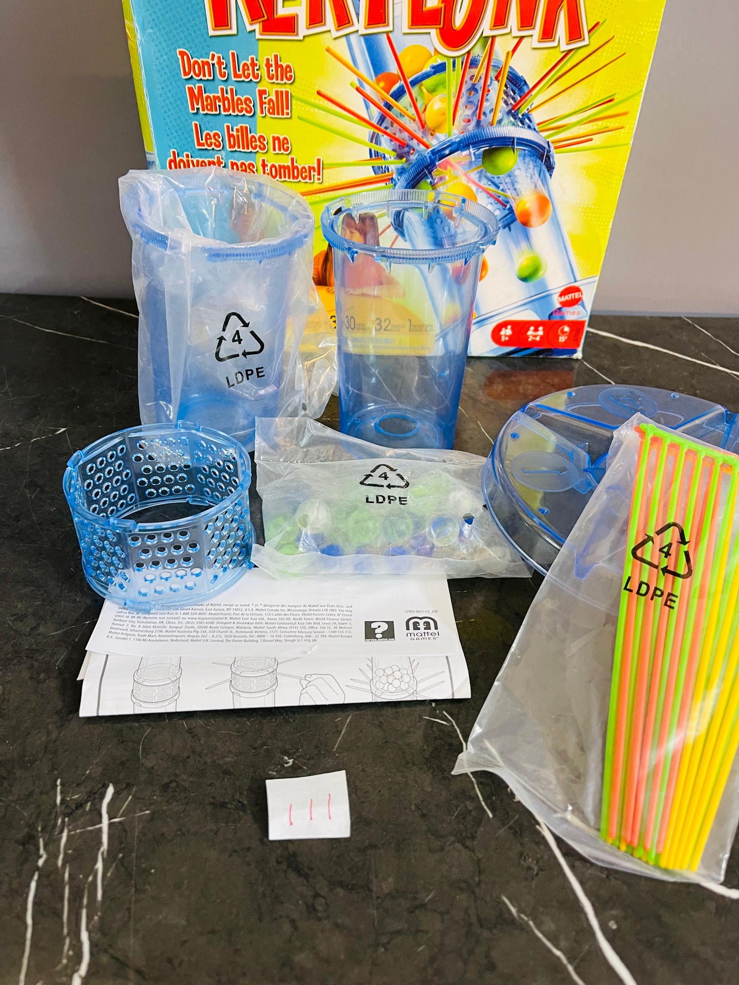 Mattel KerPlunk Kids Game. SKU:BXL-111