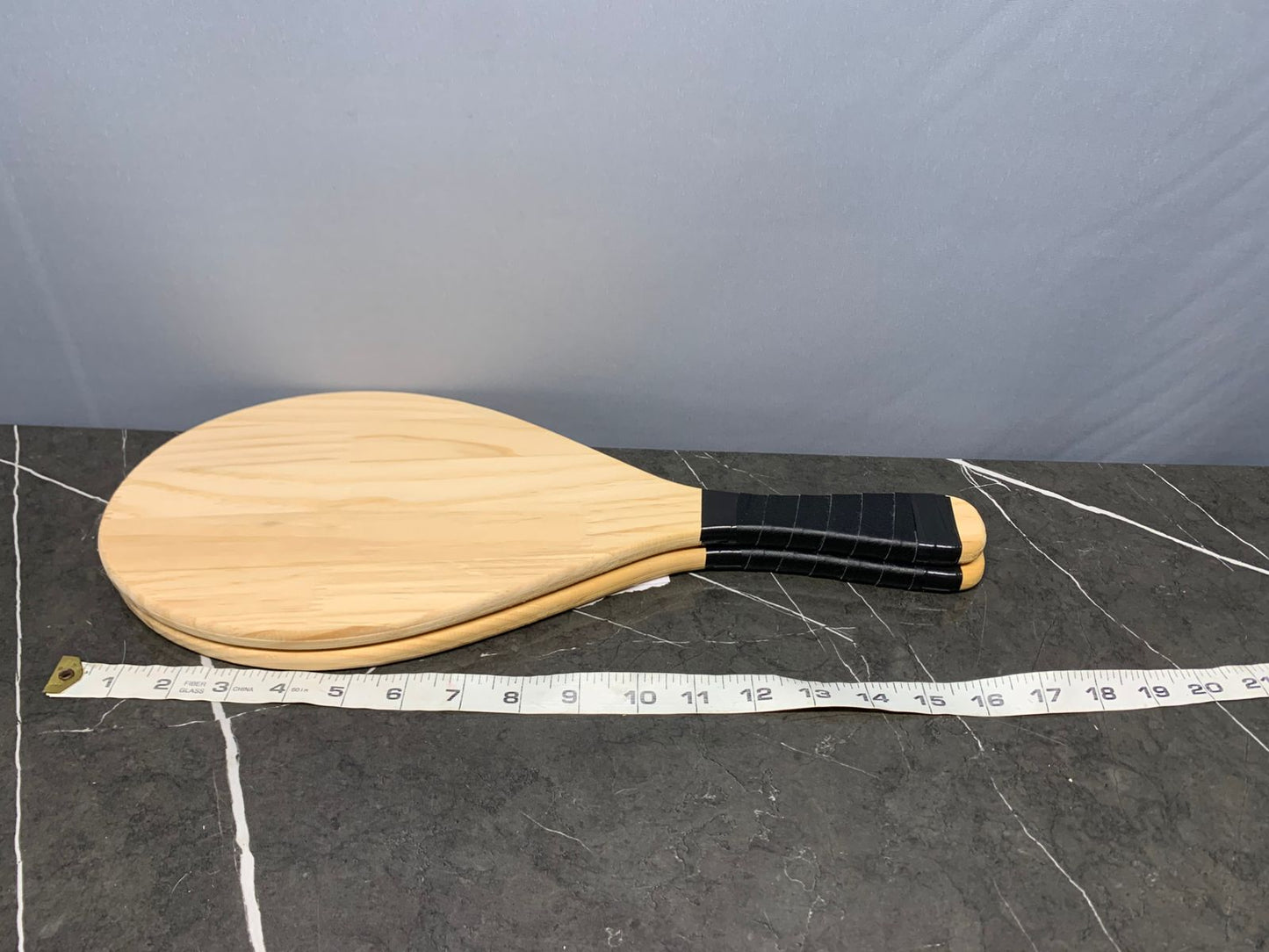 Anko Wooden Racquet Ball Set. (500 advance)