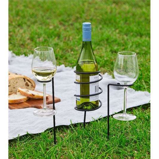 The Outdoor Dept. Picnic Bottle & Glass Holder