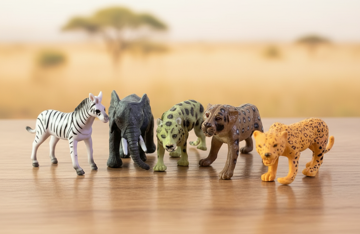 Wild Animal Figurines. SKU:BXL-115