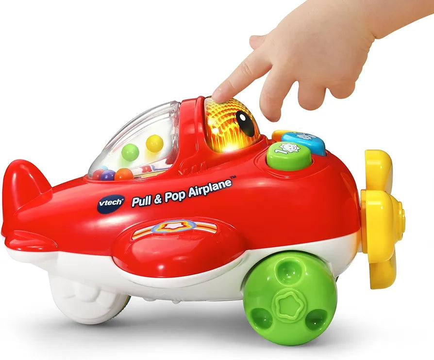 VTech Pull & Pop Airplane. SKU:BXL-048