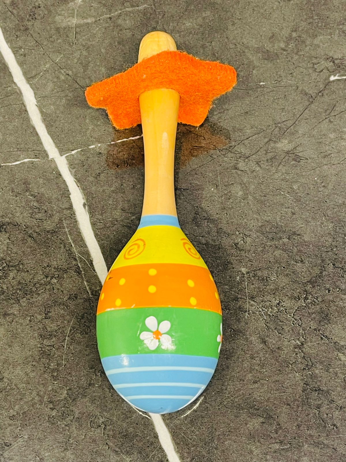 Wooden maraca