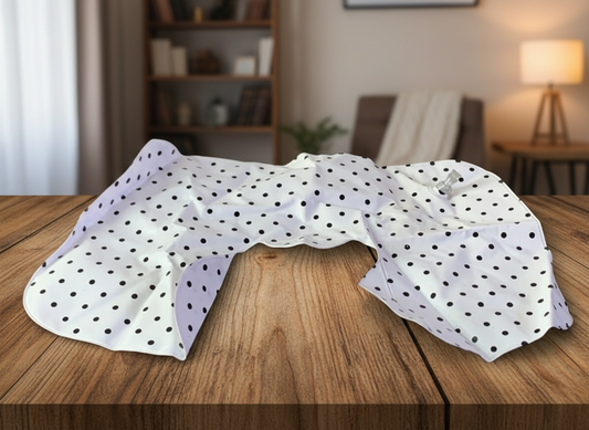 Polka Dot Inflatable Travel Neck Pillow. SKU:BXL-114