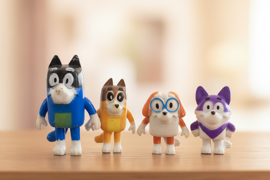 Bluey Characters Figures. SKU:BXL-062