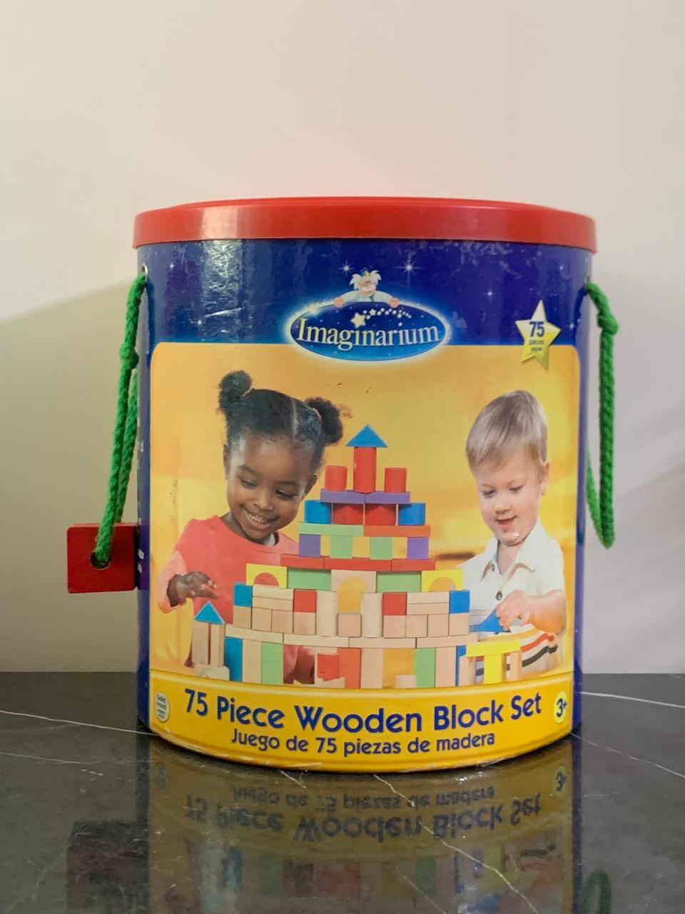 Imaginarium 75 Piece Wooden Block Set. (Rs 400 advance) SKU:BXL-005