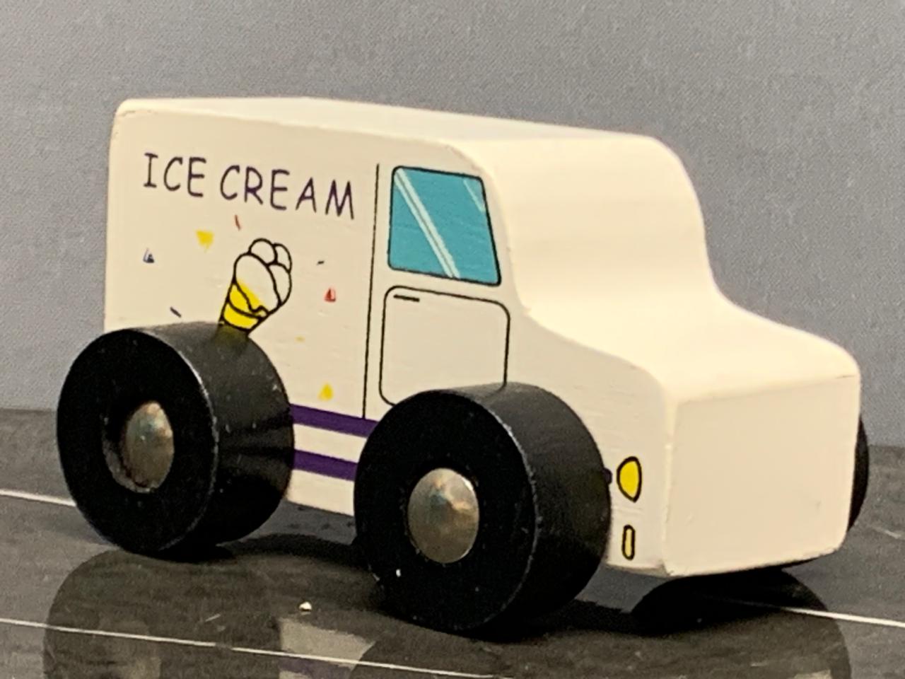Wooden Toy Ice Cream Truck.