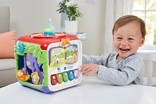 VTech Sort & Discover Activity Cube. SKU:BXL-804 (Rs 400 advance)