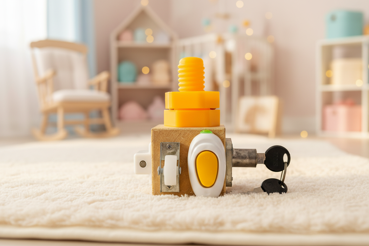 Fidget Busy Cube for Kids. SKU:BXL-089