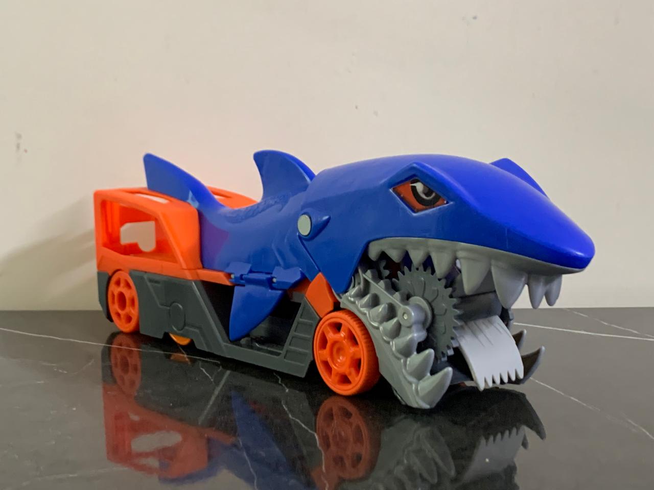 Hot Wheels Shark Chomp Transporter. (Rs 250 advance) SKU:BXL-103
