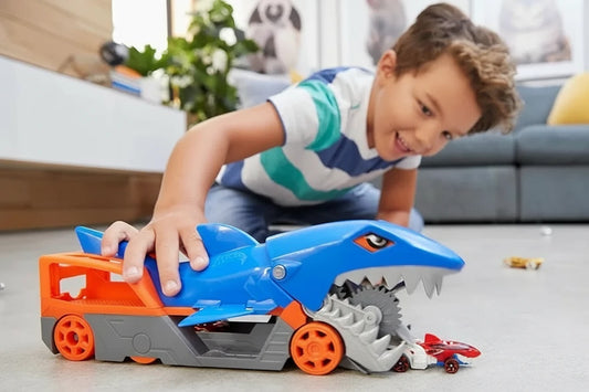 Hot Wheels Shark Chomp Transporter. (Rs 250 advance) SKU:BXL-103