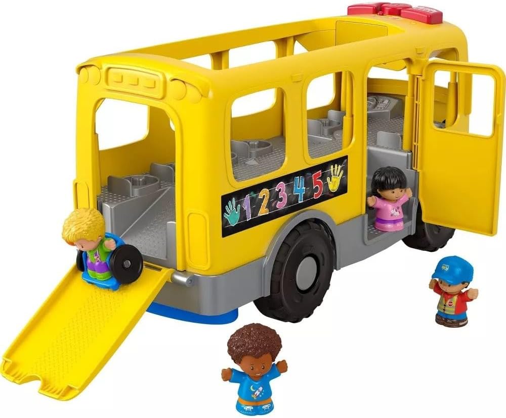 Fisher-Price Little People Big Yellow School Bus With 2 Figurines (Rs 700 advance). SKU:BXL-804