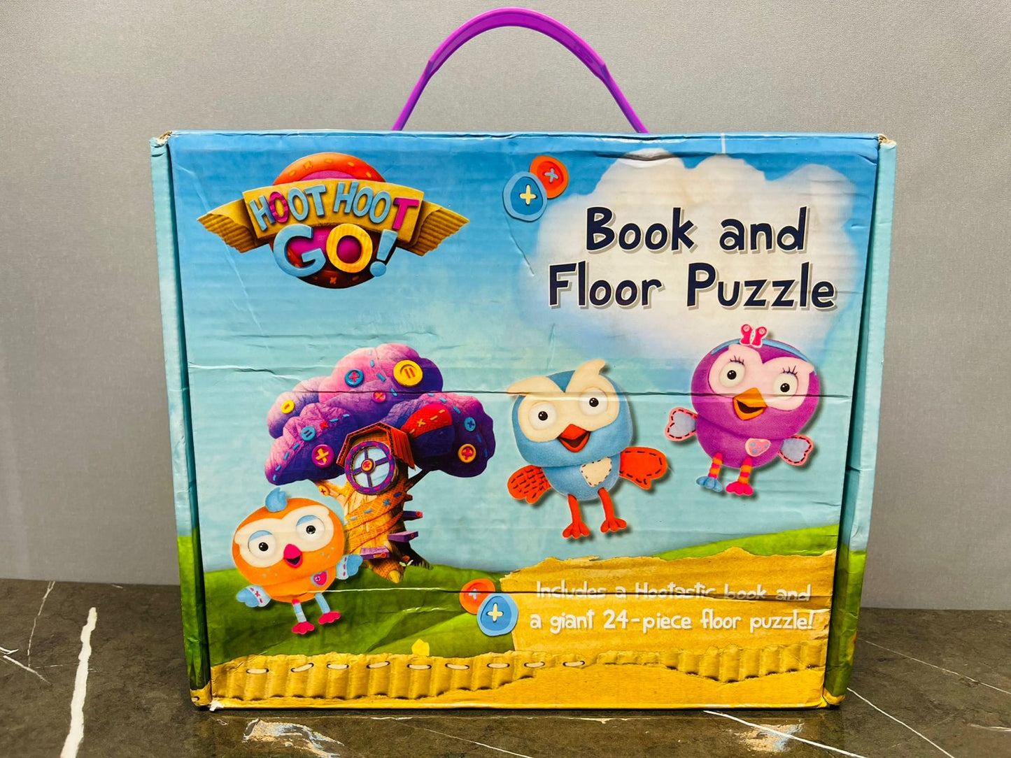 ABC KIDS: Hoot Hoot Go! Book and Floor Puzzle