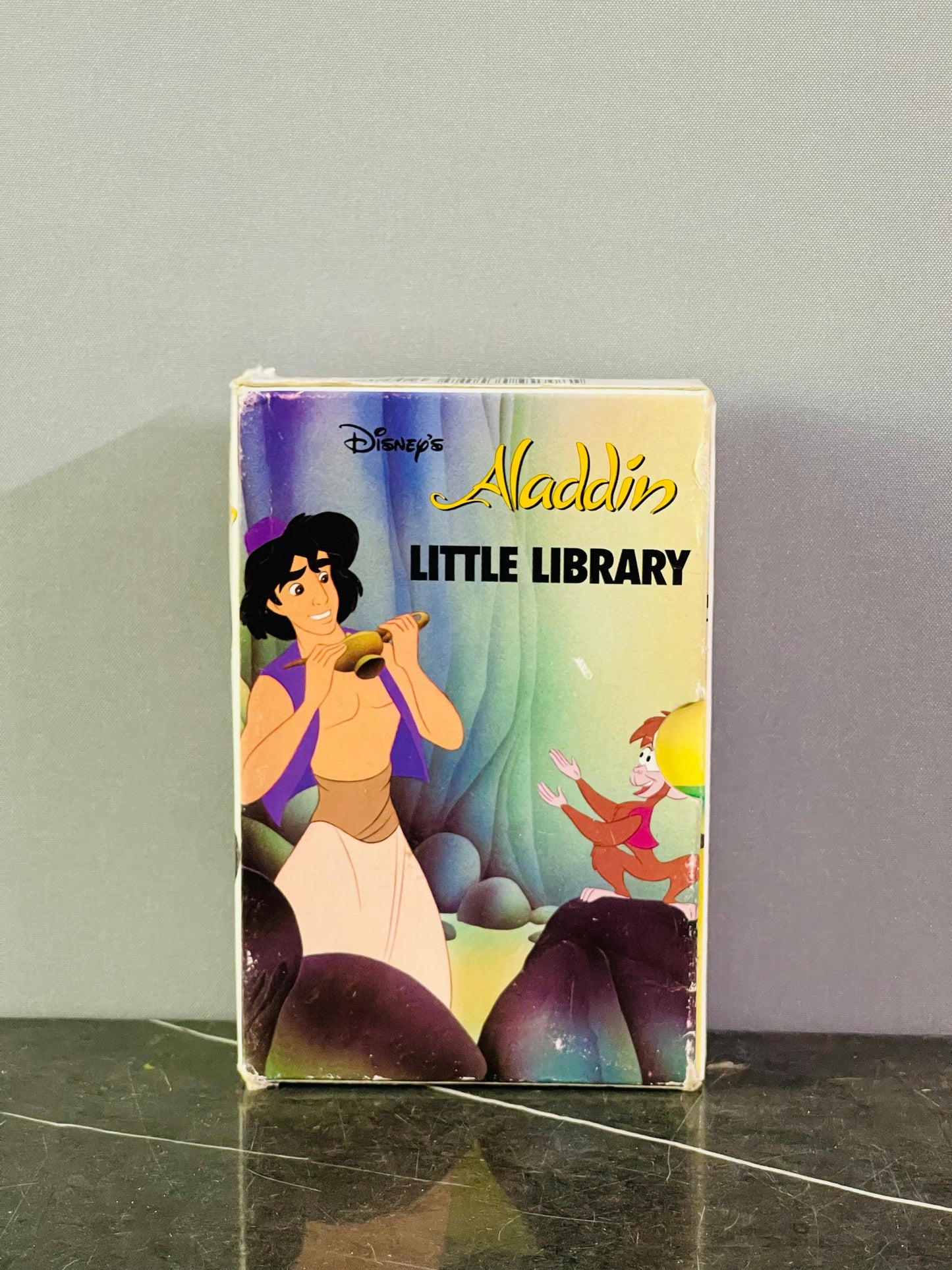 Vintage Disney's Aladdin Little Library Board Book. SKU:BXL-002