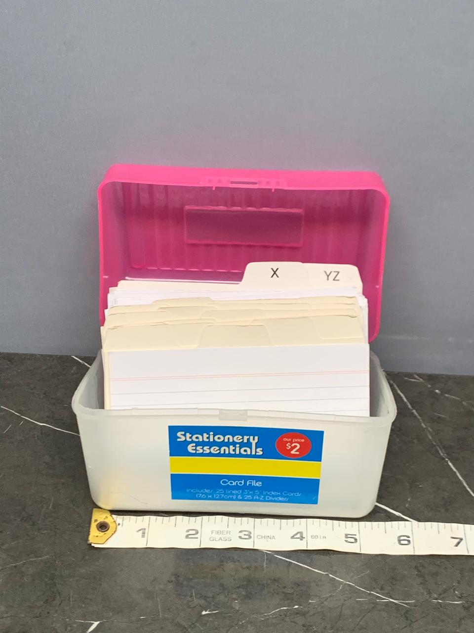 Stationery Essentials Card Box. SKU:BXL-110