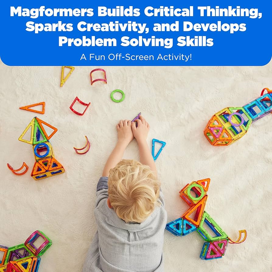 Magnetic Building Tiles Set