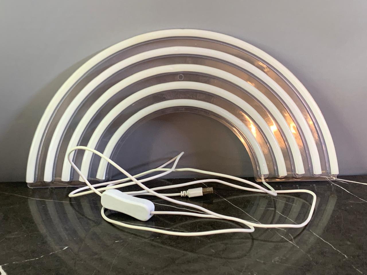 Neon Rainbow Light Wall Decor. SKU:BXL-804 (Rs 400 advance)