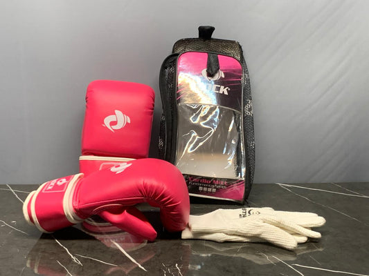 Rock Boxing Glove Fundamental Series Pink.