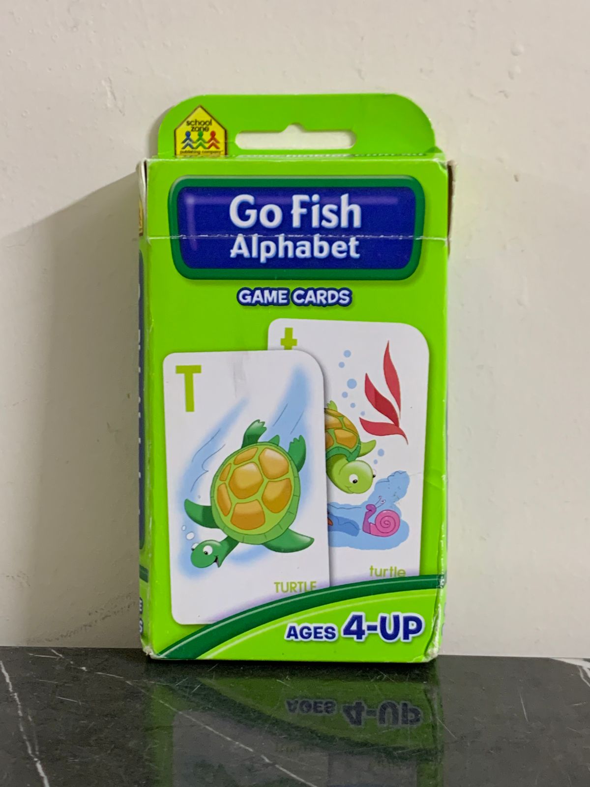 School Zone Go Fish Alphabet Game Cards.(54 cards)  SKU:BXL-048