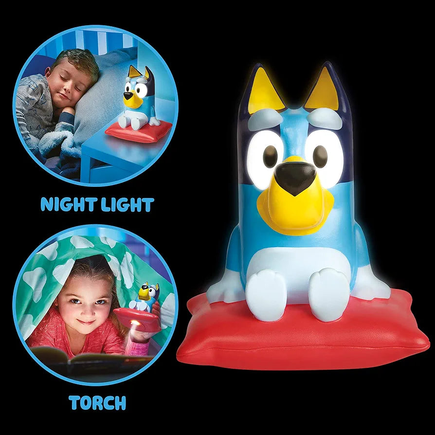 Bluey 2 in 1 Bedtime Night Light and Handy Flashlight.9/10 condition