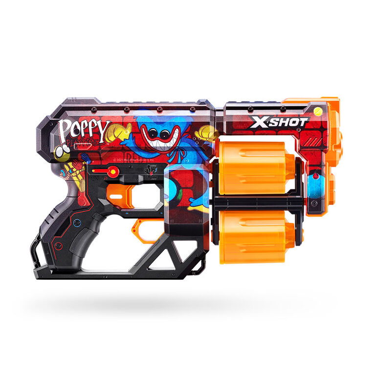 Zuru X-Shot Skins Dread Foam Dart Blaster, "Poppy Playtime". (New)