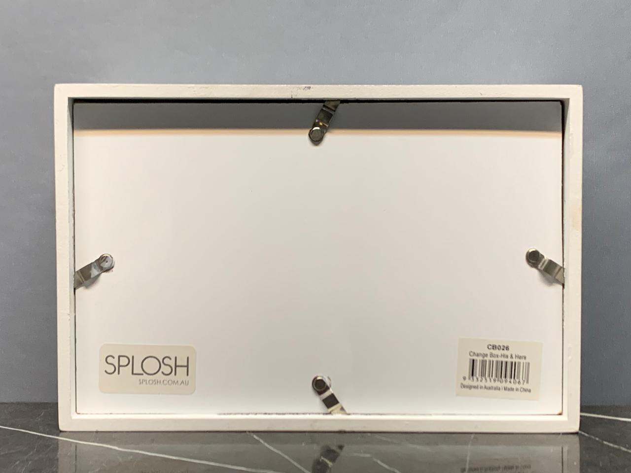 Splosh Split Money Box - Hers and His. (New)(only for isb, rwp). SKU:BXL-071