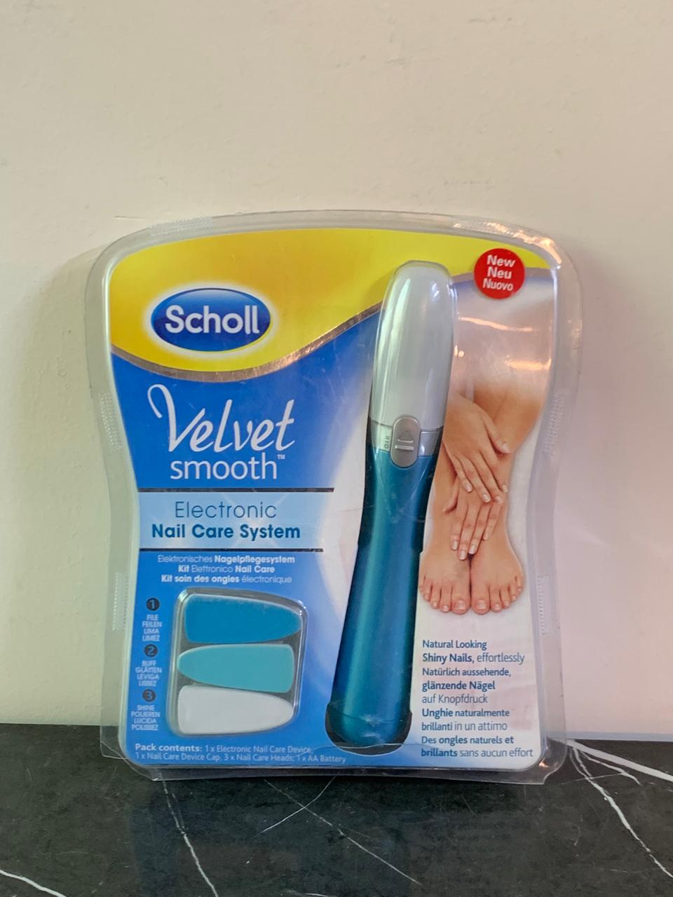 Scholl Velvet Smooth Electronic Nail Care System. SKU:BXL-111 (new)