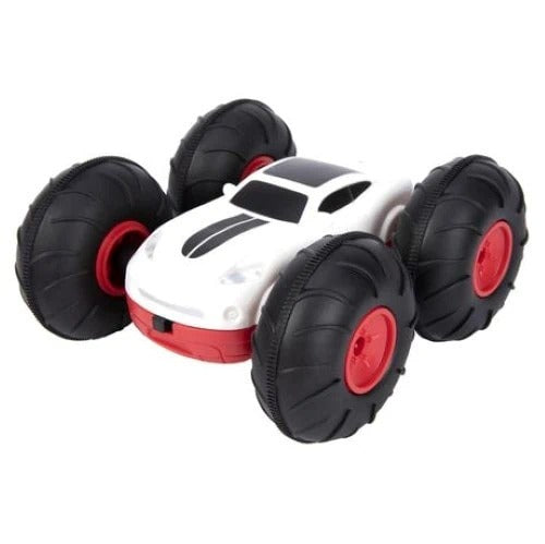 Red/white both sissd Stunt Car with Large Wheels