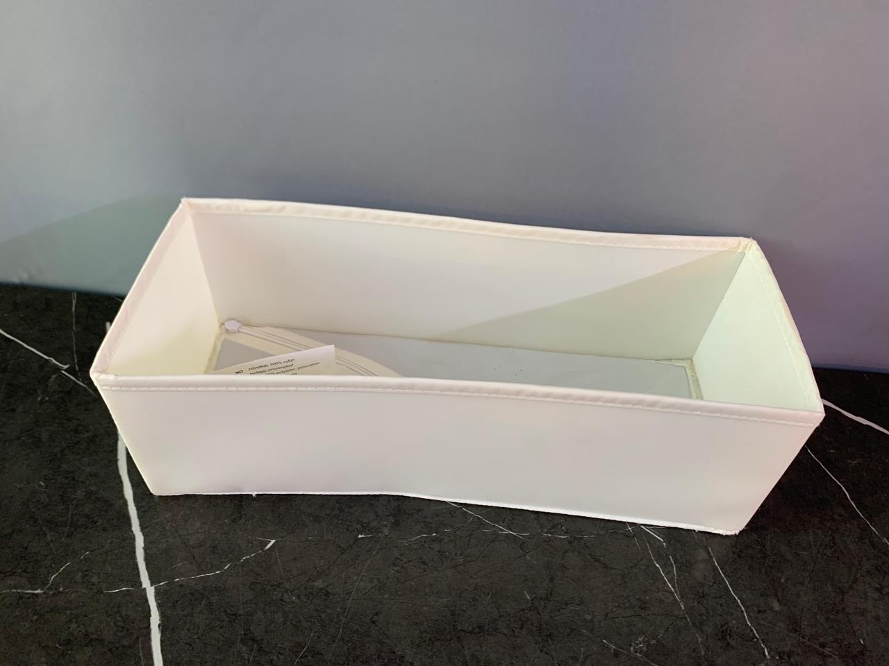IKEA white SKUBB storage organiser. SKU:BXL-804