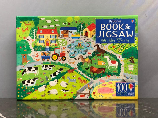 Usborne Book and Jigsaw on the Farm. (Without book)