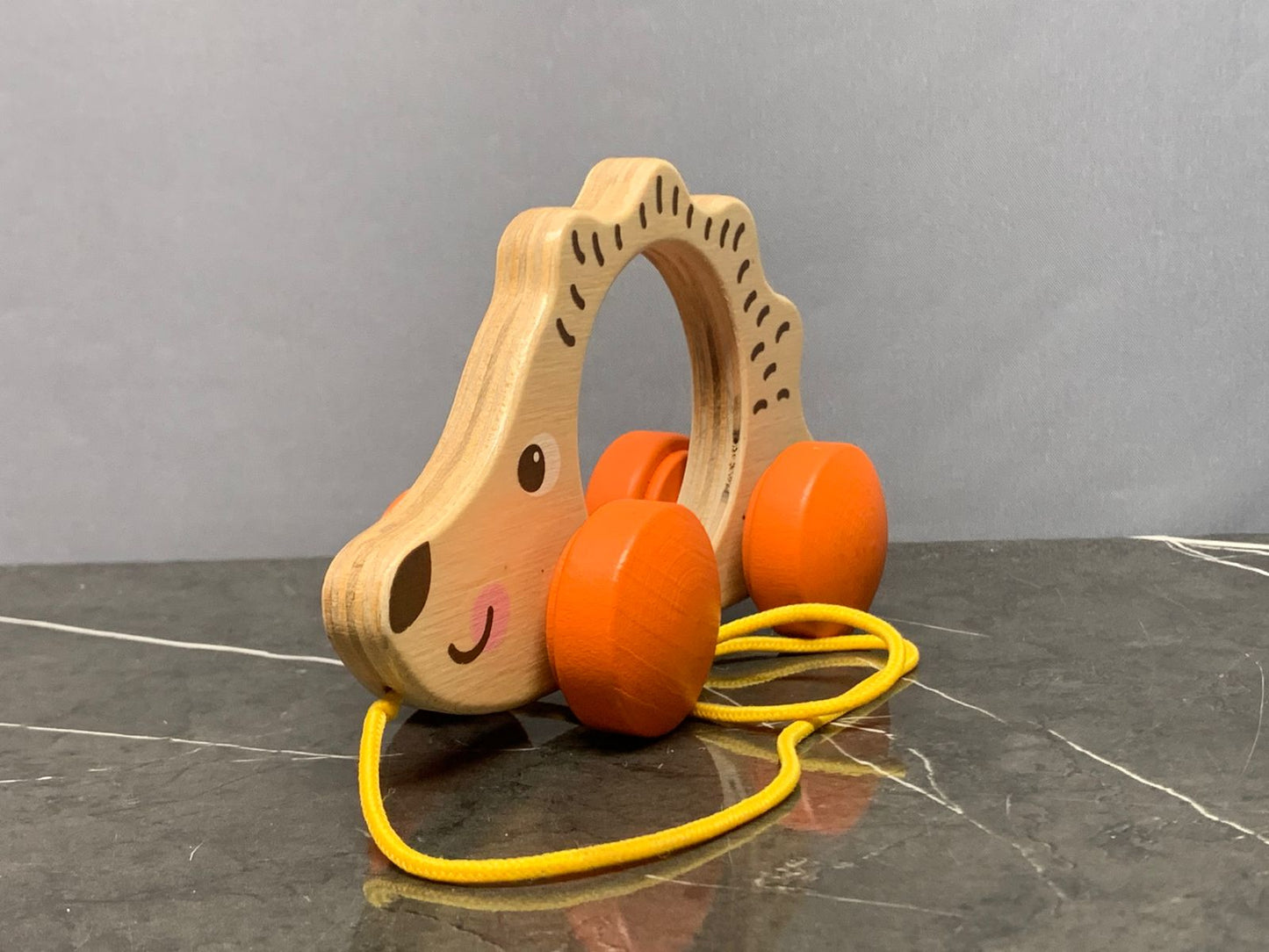 IKEA UPPSTÅ pull toy, Hedgehog