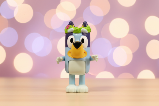 Rare Bluey Flower Crown Action Figure. SKU:BXL-036