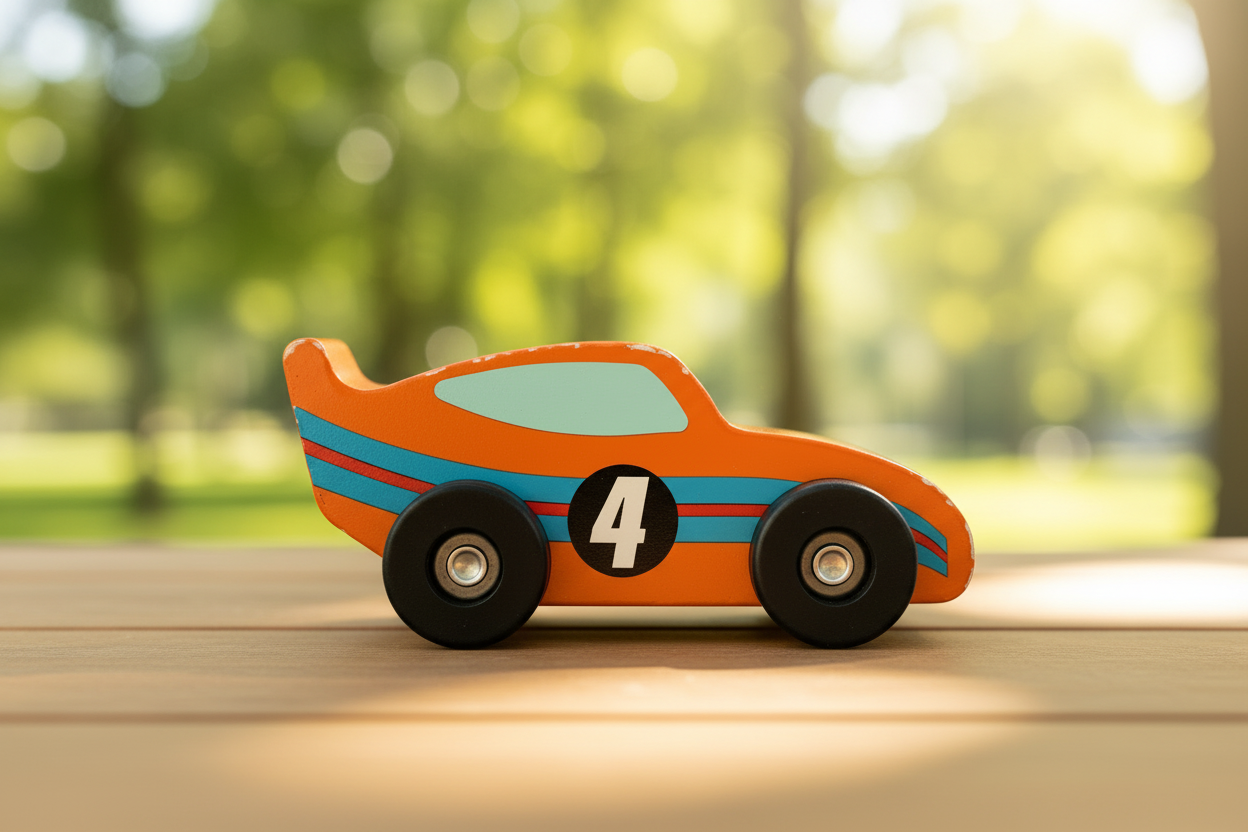 Melissa & Doug Wooden Race Car.
