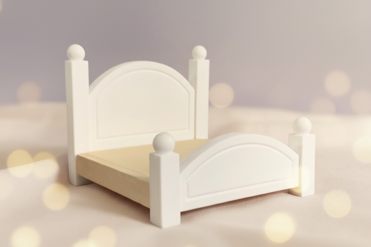 Wooden Doll Bed. SKU:BXL-069