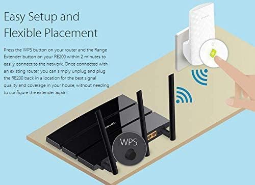 TP-Link RE200 AC750 Wi-Fi Range Extender.
