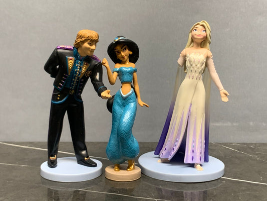 Disney Princess and Prince Figurines. (Elsa defected). SKU:BXL-053