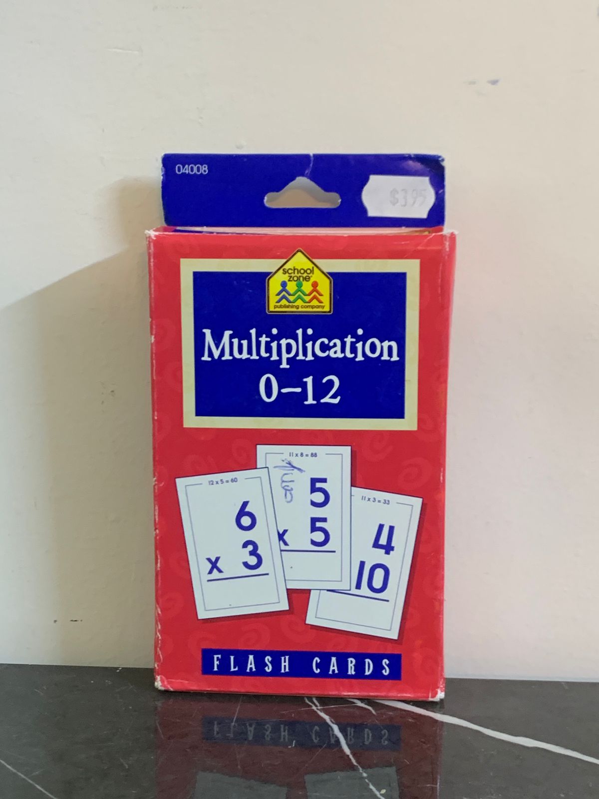 School Zone Multiplication 0-12 Flash Cards.(62 cards) SKU:BXL-006