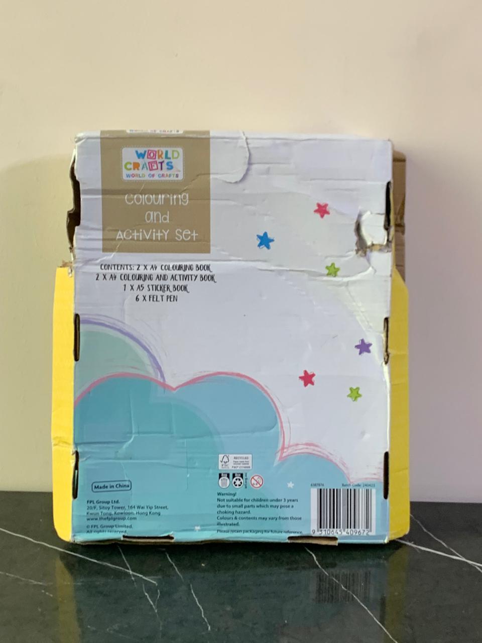 World of Crafts Colouring And Activity Set. SKU:BXL-804 (New)