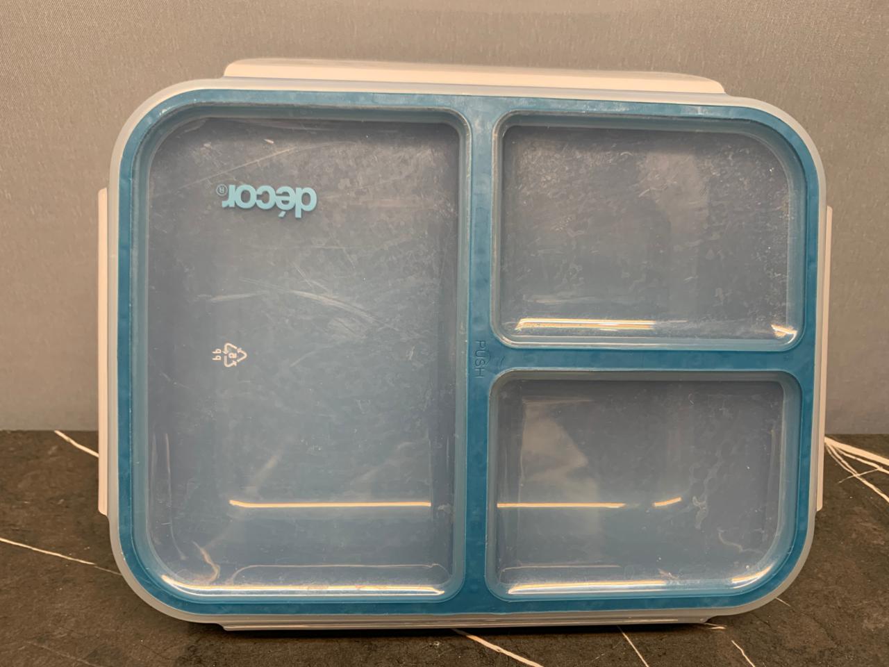 Decor Go Bento Box Triple Split.