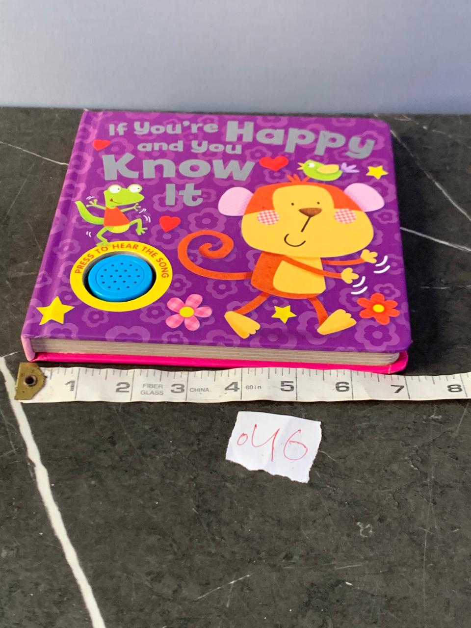 If You're Happy and You Know It Sound Board Book. (Music isn’t working)  SKU:BXL-046