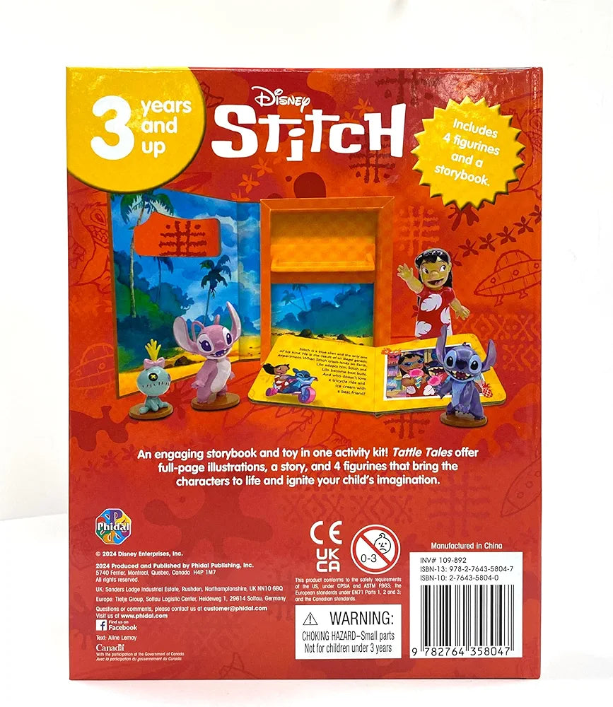 Disney Stitch Tattle Tales Activity Set. SKU:BXL-117