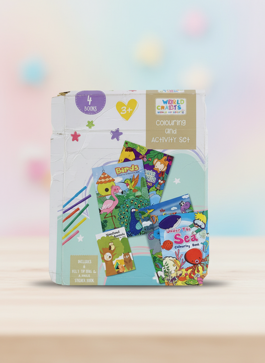 World of Crafts Colouring And Activity Set. SKU:BXL-804 (New)