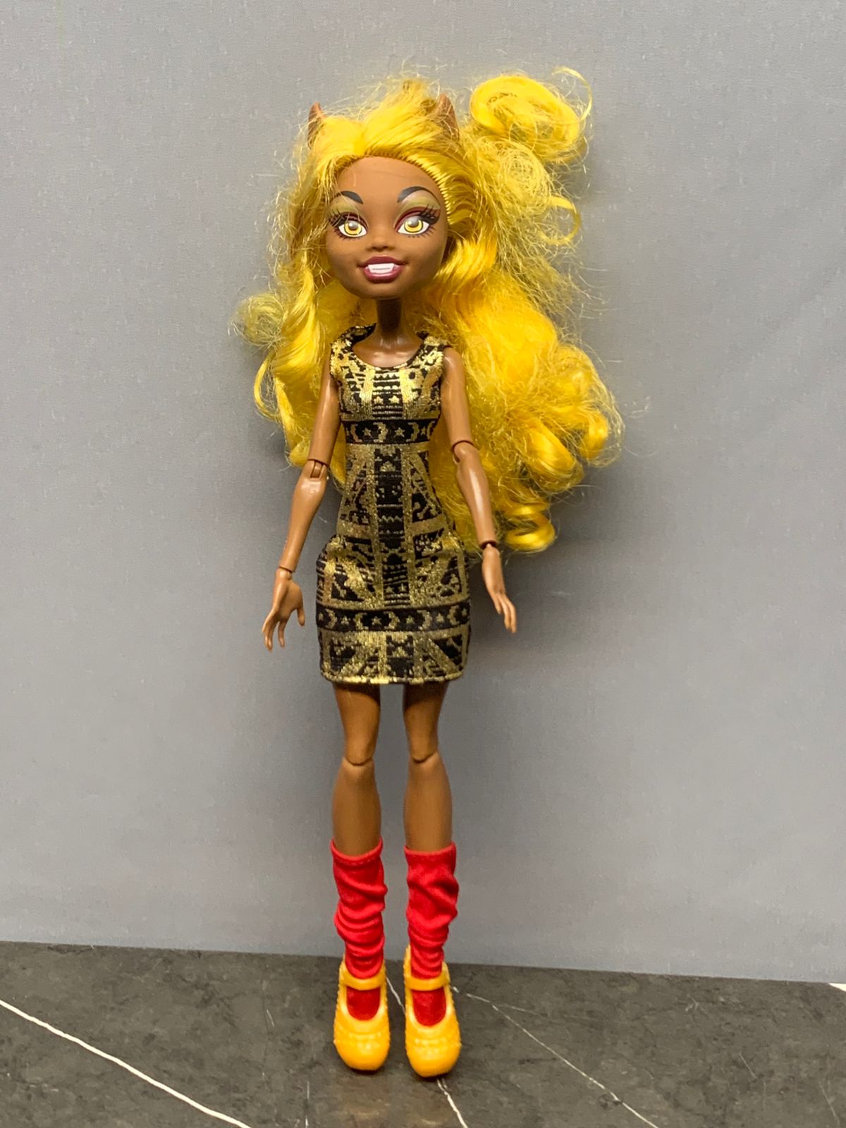 Monster High Frights, Camera, Action! Clawdia Wolf Doll.