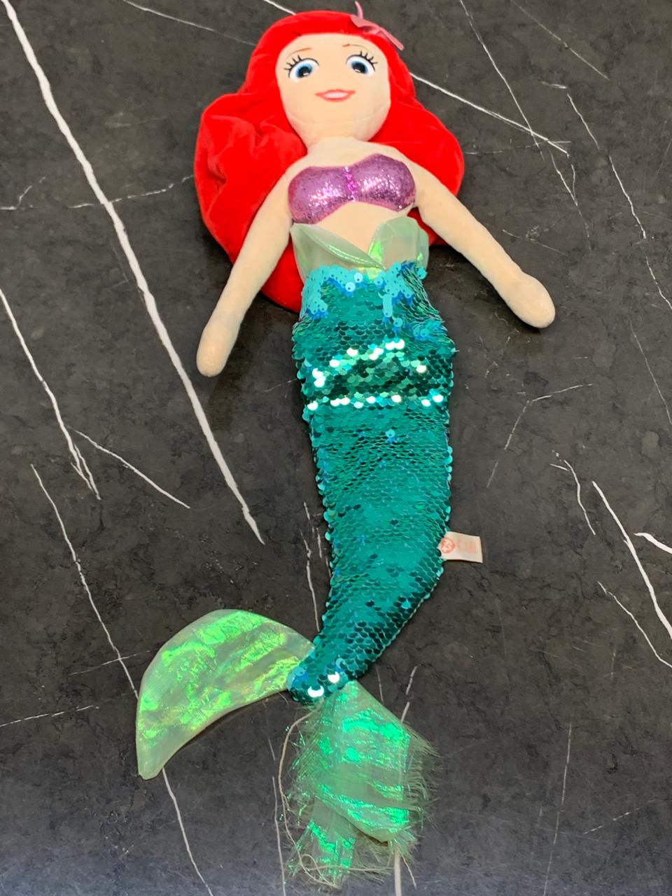 Ty Disney Princess Ariel plush doll. (Condition 8/10)