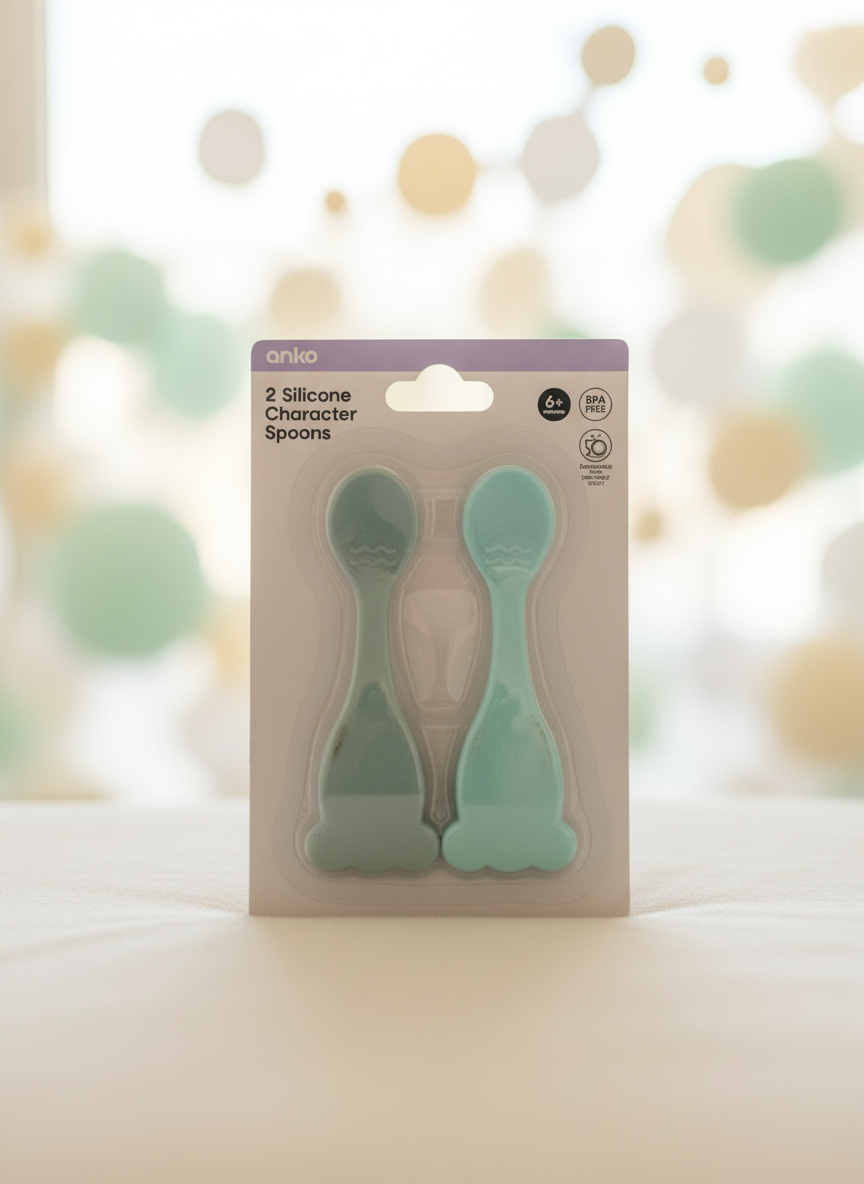 Anko Silicone Character Spoons. SKU:BXL-024