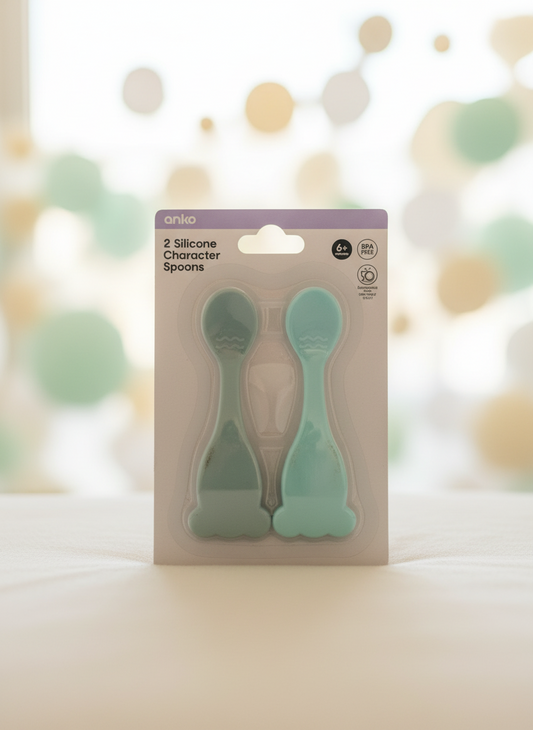 Anko Silicone Character Spoons. SKU:BXL-024