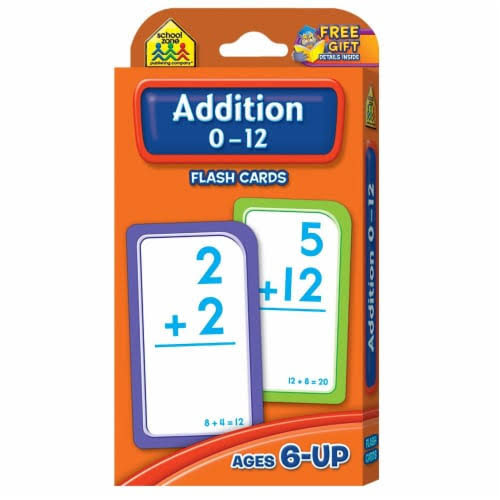 School Zone Flashcard : Addition 0-12