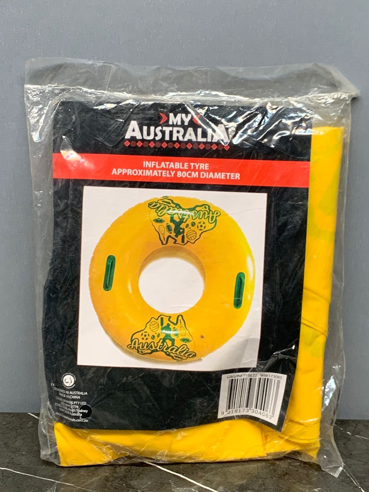 My Australia Inflatable Tyre.