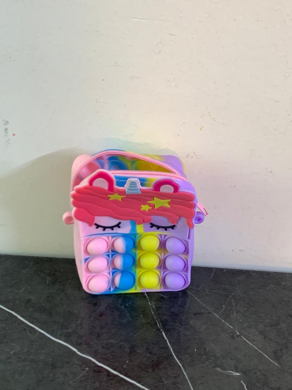 Unicorn Pop-it Bag. SKU:BXL-065